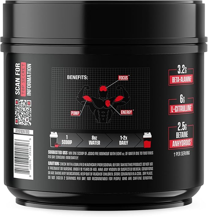 Jocko Pre Workout (Fruit Punch)