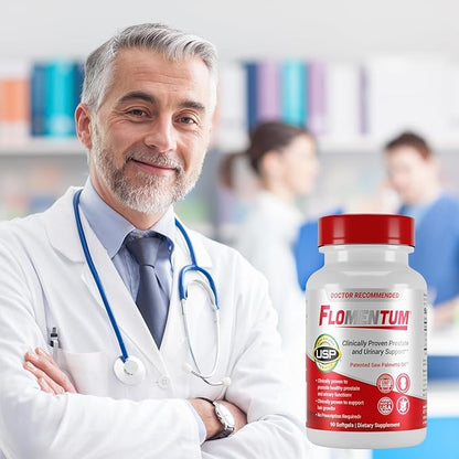 Flomentum® Saw Palmetto for Men Prostate Supplement | Prostate Support Supplement for Men's Health | USP Verified - Healthy Urinary Flow & Urinary Function - 320mg Once Daily (180 Count)