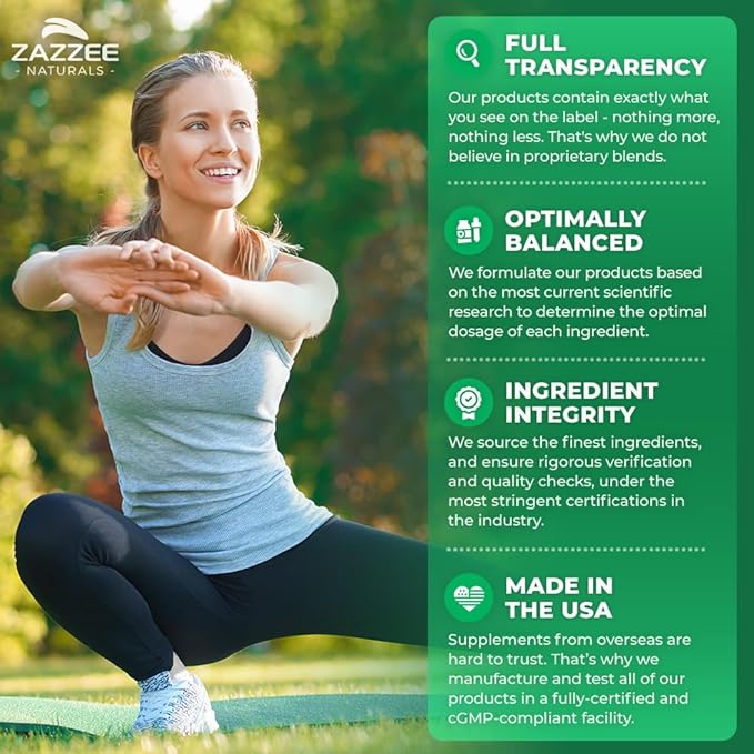 Zazzee Extra Strength 8-in-1 Immune Support, 1400 mg per Capsule, 180 Vegan Capsules, 1000 mg Vitamin C, 1000 IU mg D3, Zinc, Elderberry, Echinacea, Goldenseal, Turmeric and Astragalus, All-Natural