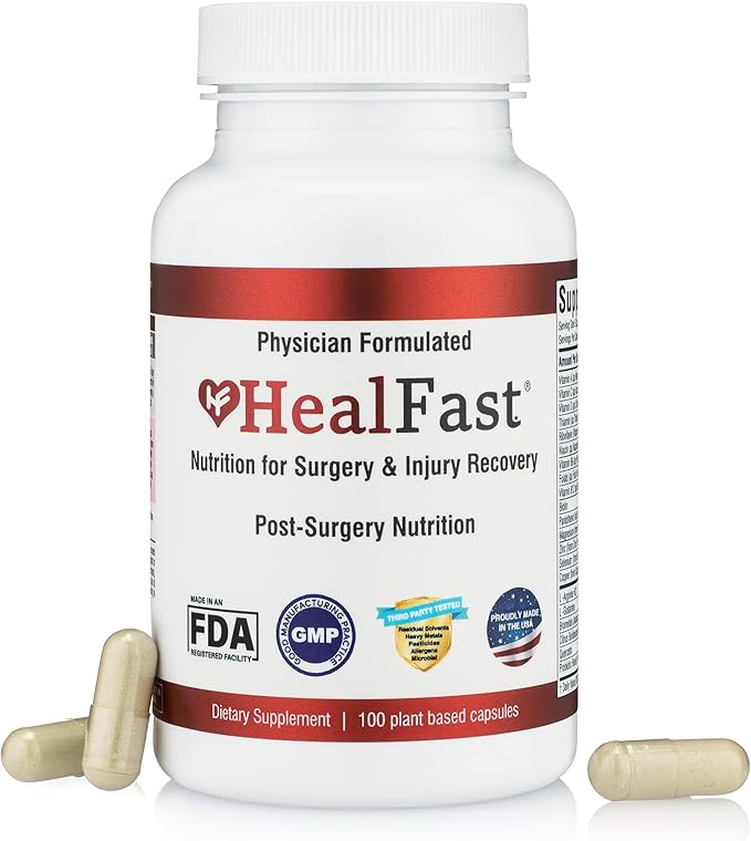 Post Surgery & Injury Recovery Supplement (Post-Op) - Supports Healing Optimization for Surgery, Wounds, Scar Treatment & Bruising - BBL Post Surgery Supplies