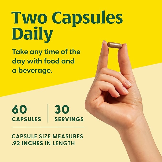 MegaFood Superfood Mushroom Immune Support - Maitake Mushroom Supplement with Elderberry & Holy Basil to Help Support a Healthy Immune System - Doctor Formulated, Vegan - 60 Capsules, 30 Servings