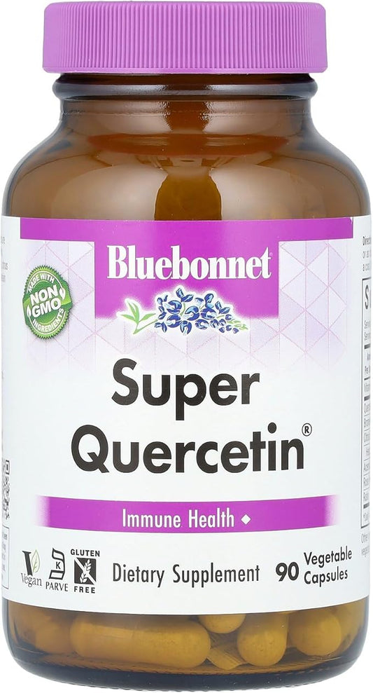 BlueBonnet Super Quercetin Vitamin C Supplement, 90 Capsules
