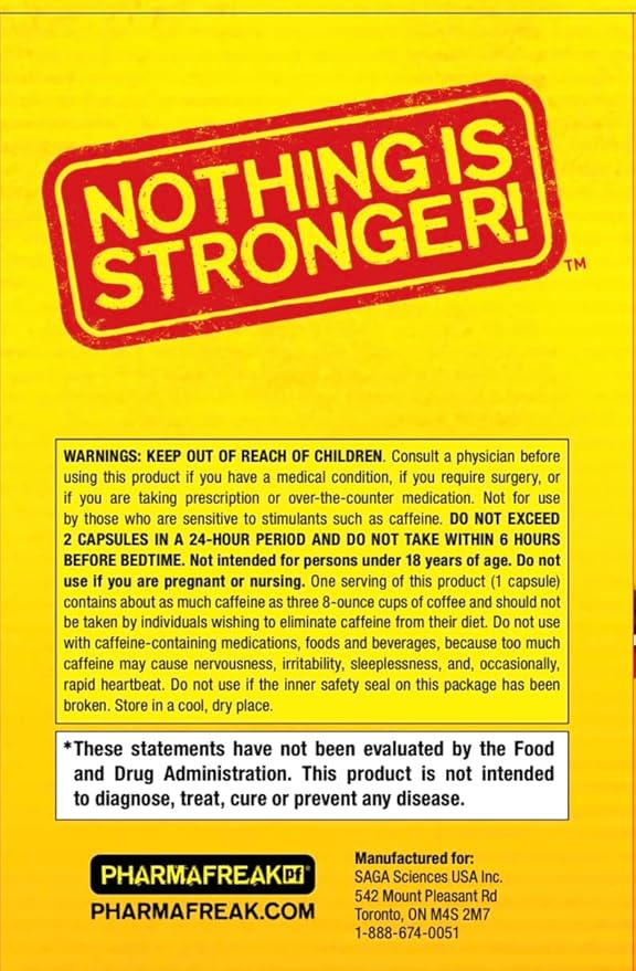 Pharmafreak Ripped Freak 60ct - USA - Hybrid Fat Burner