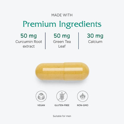 Vitanica - Mid-Life Symmetry, 50-65 High Potency Daily Multivitamin and Mineral, Vegan, 180 Capsules