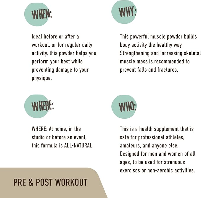 Maxi-Health Monohydrate Creatine For Muscle Mass With L-Taurine And Ribose Powder - Nutrition Supplement For Pre And Post Workout