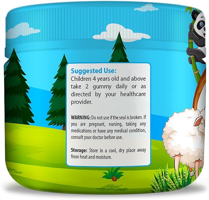 Infusions Calm Magnesium Gummies for Kids 90 Count - Healthy Muscle Bone Energy Support Soft and Delicious Vegan Friendly & Non-GMO