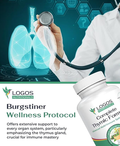 Complete Thymic Formula™, Comprehensive Multivitamin & Multimineral with Thymus Glandular Extracts (120 Count (Pack of 1)