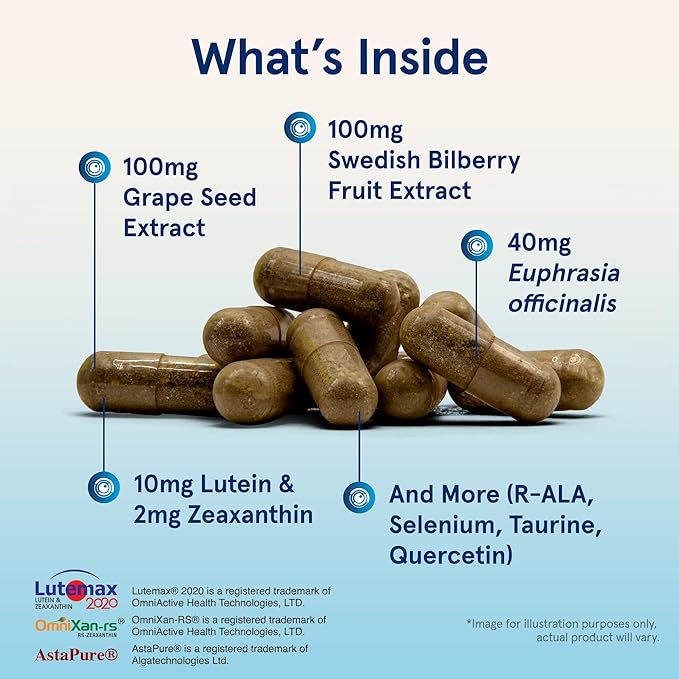 Jarrow Formulas® Vision Optimizer, Dietary Supplement, Vision Complex, Supports Visual Function, 90 Capsules, Up to a 30 Day Supply