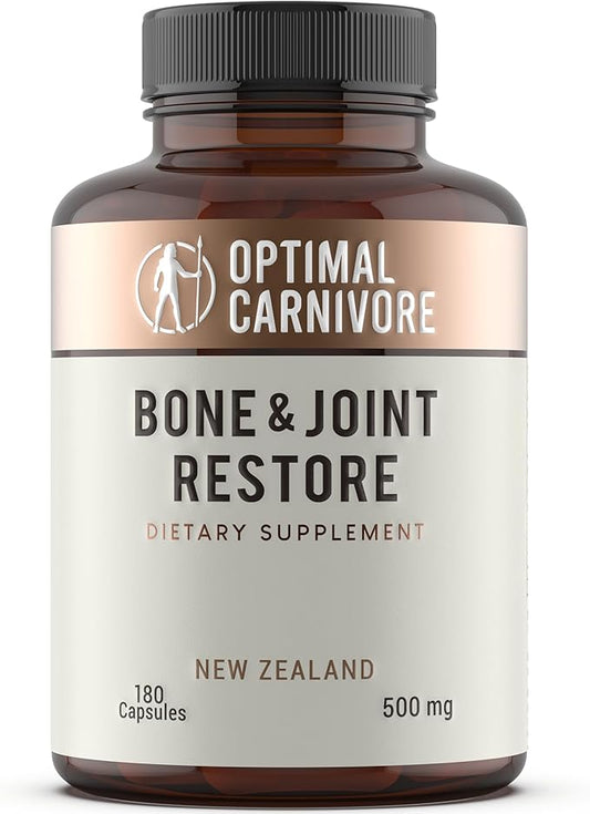 Grass Fed Bone Marrow Supplement & Bovine Tracheal Cartilage, Bone Restore & Joint Health Supplement, Joint Support Supplement, Bone Strength and Bone Fracture Supplement
