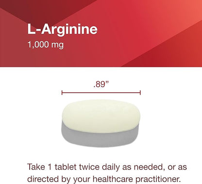 Protocol L-Arginine 1,000mg - Amino Acid - Urea Detox - Protein Protection - 120 Veg Caps