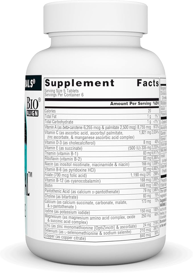 Source Naturals Elan Vital Multiple, Supports Brain, Heart, Liver, Immune, Energy Boost* - 30 Tablets