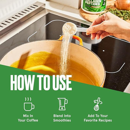 Bulletproof Unflavored Collagen Peptides Powder with MCT Oil, 14.3 Ounces, Grass-Fed Collagen Protein for Skin, Bone and Joint Support, Pasture Raised, No Added Hormones