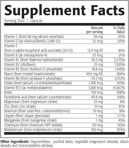 NEW ROOTS HERBAL – Multi (60 Veg Caps)|Vitamins C D E B1 B2 B6 B12, Biotin, Niacin, Zinc | Optimal Health & Energy| Healthy Skin| Supports Immunity