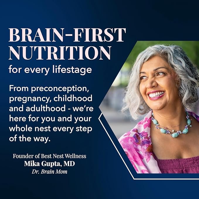 Best Nest Wellness Kids Multi Plus - Brain Health Support Supplement for Kids - Liquid Multivitamin with Methylated Vitamins - Nutritional Supplement Aids Immune Health - Tropical Flavor, 16 fl oz