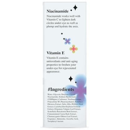 Natural Facial Serum - Anti Aging Moisturize Sensitive Skin - 30ml 1 fl oz - Tee Tree Vitamin C Shea Butter Hyaluronic Acid Multivitamin #Purifect (Niacinamide Eye Serum)