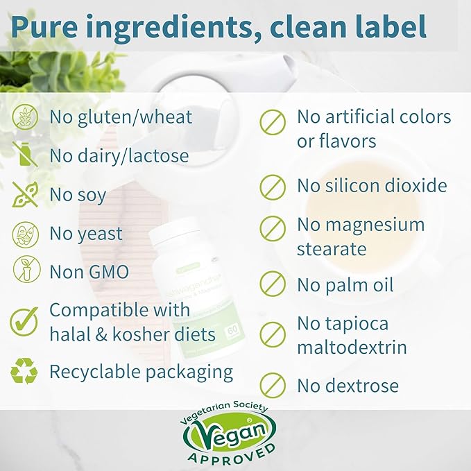 Advanced Ashwagandha KSM-66, L-Theanine & Magnesium, Clean Label, Multi Action Adaptogen Complex for Stress Support with Zinc & B Vitamins, 360 Vegan Capsules, by Igennus