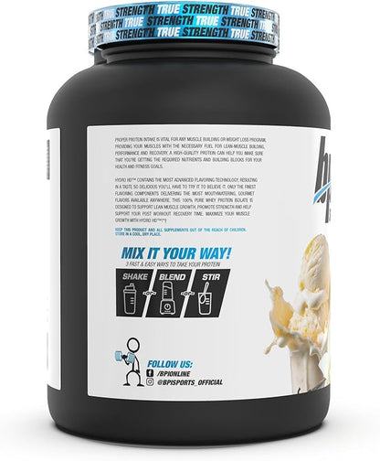 BPI Sports Hydro HD - 100% Hydrolyzed Whey Protein Powder - Muscle Growth, Recovery, 25g of Protein, Low Carb, Low Sugar, Fast Absorbing (68 Servings, Vanilla Ice Cream)