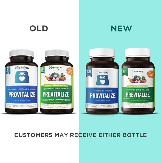 BB Company Slim Gut Bundle | Prebiotics and Probiotics for Women - Bloating Relief - Pre and Probiotics - Provitalize & Previtalize | Value Bundle | Packaging Vary | 30 Day Supply