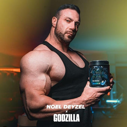 Ryse Noel Deyzel x Godzilla Pre Workout | Intense Pumps, Energy, & Focus | Citrulline & Beta Alanine | 400mg Total Caffeine | 40 Servings (Passion Pineapple)