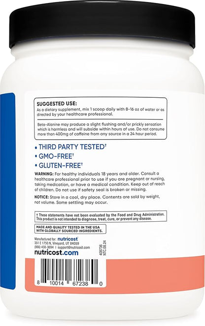 Nutricost Intra-Workout Powder, 30 Servings (Pink Lemonade) - Non-GMO, Gluten Free, Intraworkout Supplement