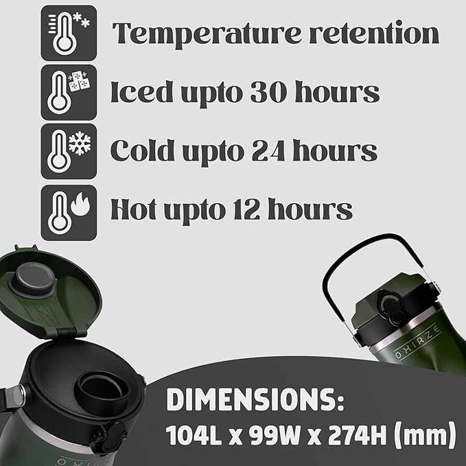 Shaker Bottle –26oz Double Wall Stainless Steel, No Mixing Tools Needed,Ideal for Protein Shakes,Water, Smoothies, Cocktails –Leak-Proof, Copper-Insulated, BPA-Free (Steel Commando)