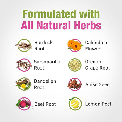 Cedar Bear Herbal Detox for Kids is a Liquid Herbal Supplement That Helps The Immune System & Protects Organs That are Often affected 2 fl oz / 60 ml