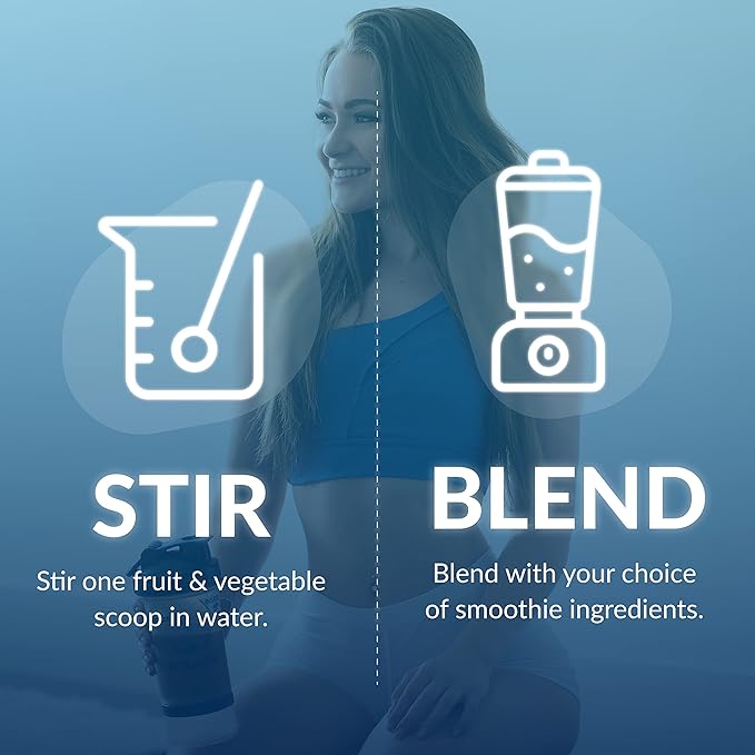 Equilife - Daily Fruit & Vegetable Blend, Fruits and Vegetables Supplements, Vitamin C, 9 Essential Amino Acids, Promotes Energy, Low-Sugar, Easy-to-Use, Vegan, Non-GMO (Crisp Apple, 30 Servings Tub)