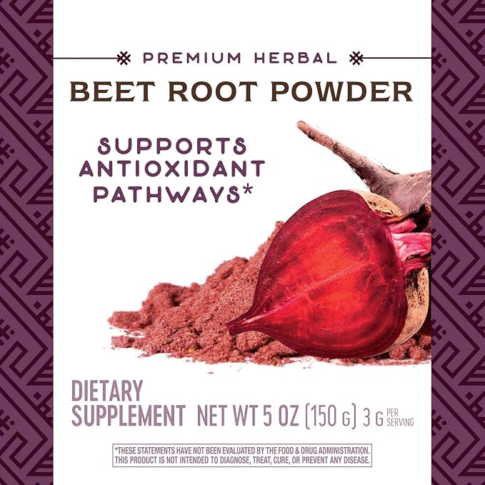 Nature's Way Beet Root Powder, Supports Antioxidant Pathways*, 5 Oz