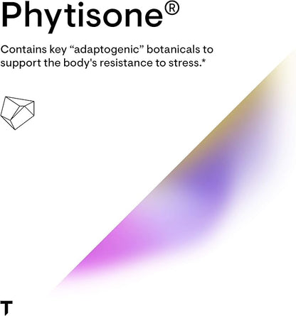 THORNE Stress Balance (Formerly Phytisone) - Adrenal Support Supplement with Vitamin C & Ashwagandha - Dairy-Free Health Support - 60 Capsules - 30 Servings