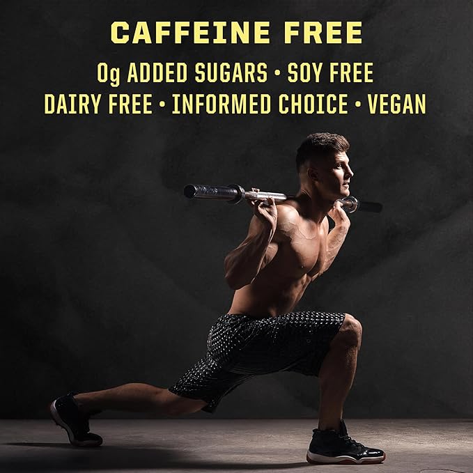 Pre Workout Powder Energy Drink Non-Stim & Caffeine Free | Vegan Plant-Based Pre-Workout Supplement | Pump Hydrate Focus Endurance & Strength Builder | Yuzu Mango Flavored 30 Serving Active Preworkout