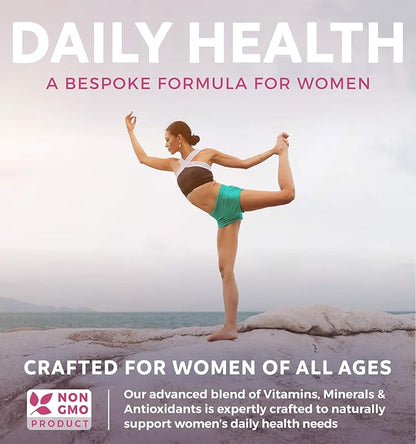 Multivitamin for Women (Non-GMO) Daily Womens Multivitamin + Multi Mineral for Energy Boost, Antioxidants, Hair & Eye Health - with Biotin, Zinc, Magnesium and Lutein - Vitamins & Herbs - 60 Capsules