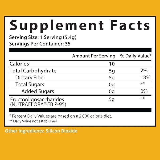 GOBIOTIX Fiber Supplement - Prebiotic Soluble Fiber Powder, Supports Gut Health and Digestive Regularity - Gummies Alternative - Gluten & Sugar Free, Keto, Vegan - 1 Scoop Daily, 35 Servings (3 Pack)