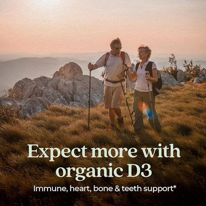 New Chapter Fermented Vitamin D3 2,000 IU, Organic, ONE Daily for Immune, Heart & Bone Support + Whole-Food Turmeric, Adaptogenic Reishi Mushroom, 100% Vegetarian, Gluten Free, 60 Count