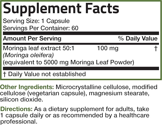Bronson Morgina Extra Strength Complete Green Superfood, Non-GMO, 60 Vegetarian Capsules …