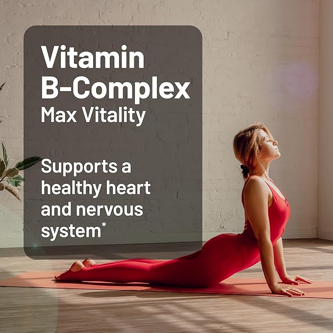 NatureWise Vitamin B Complex for Women and Men - with Folic Acid Biotin B1 B2 B3 B6 B12 - Support Cellular Energy & Mental Clarity - Gluten & Dairy Free, Non-GMO - 360 Softgels[1-Year Supply]