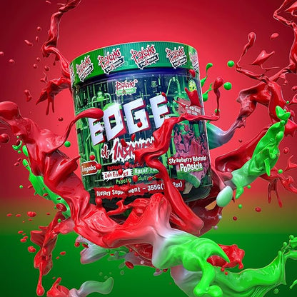 Psycho Pharma Strongest High Stim Preworkout Powder - Edge of Insanity - Most Intense Pre Workout Supplement for Pumps, Strength, Energy and Feel Good Focus. Rivals Famous PWOs of The Past