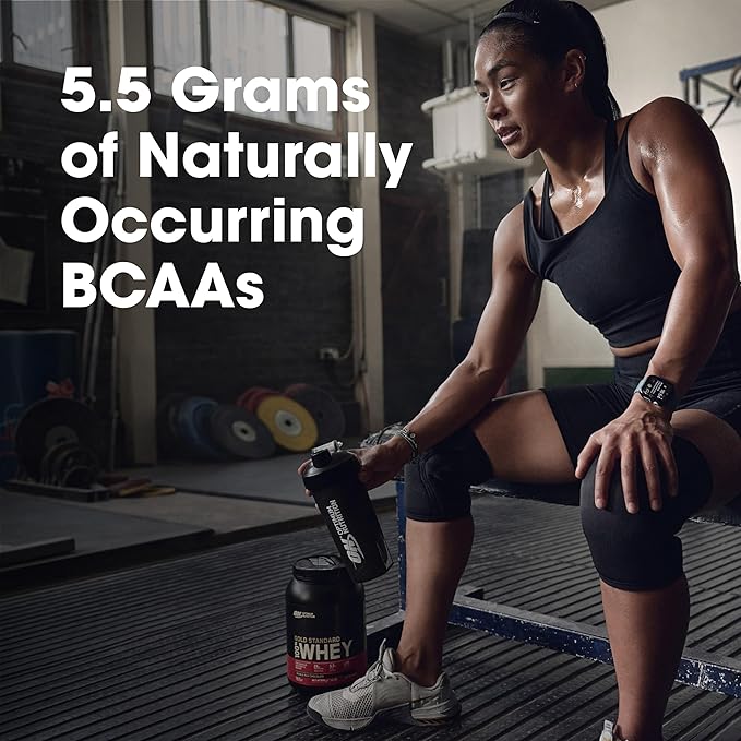 Optimum Nutrition 100% Gold Standard Whey Protein Powder - Protein Powder with a Blend of Hydrolyzed, Isolate and Whey Protein - Protein Powder for Muscle Recovery - S'Mores, 5.64 lb (80 Servings)