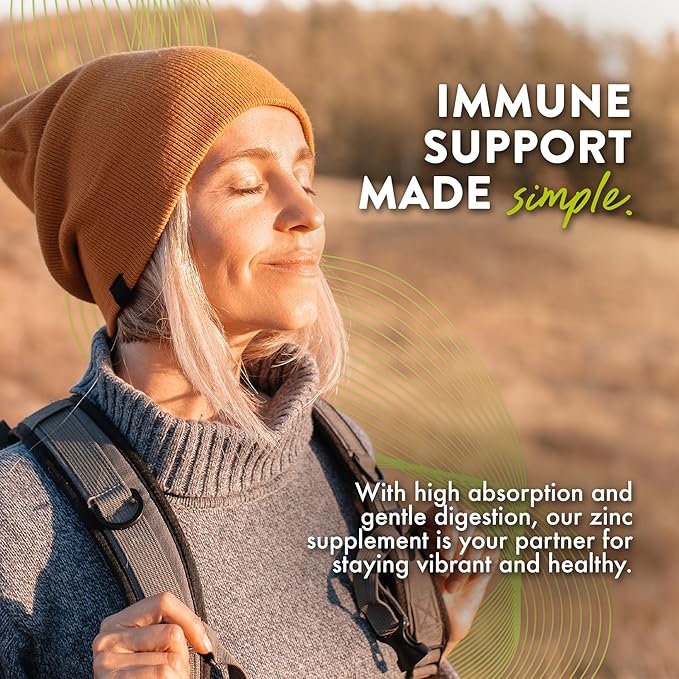 Mt. Angel Vitamins - Zinc Citrate 50mg - Zinc 50 mg Citrate Chelate - Natural Zinc Supplements Made in USA - 60 Vegetarian Tablets