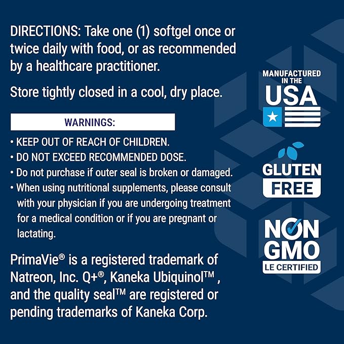 Life Extension Super Ubiquinol CoQ10 with Enhanced Mitochondrial Support, Heart Health Supplement, Maximum Absorption, 50 mg, Non-GMO, Gluten-Free, 100 softgels