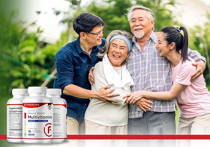 Easy-to-Swallow One Daily Multivitamin, Supplement Tablet with Vitamin A, Vitamin C, Vitamin D, Vitamin B2, B6 for Immune Health Support, B12, Calcium & More, 90 Count