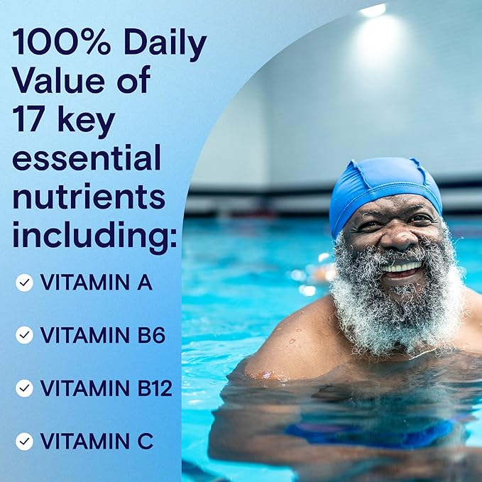 One A Day Men's Multivitamin 50+ Daily Essentials | Multivitamin for Men 50 Plus Supports Immune Health, Healthy Brain Function & Physical Energy | Vitamins for Men with Vitamin C & Zinc, 150 Count