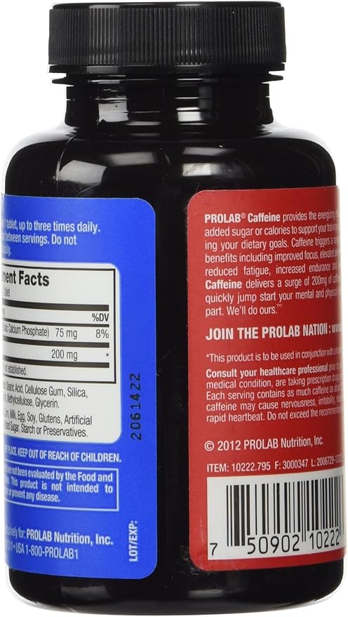 ProLab Caffeine Tablets 100 Count