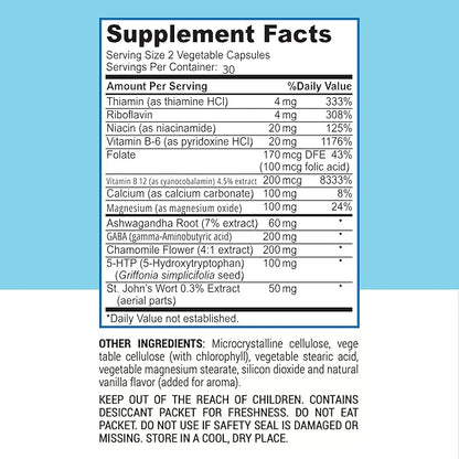That Good Supp Co - That Good Mood Support Supplement for Women & Men - Mood Booster, Supports with Stress Relief & Cognitive Well Being - Vitamin B12, 5-HTP, Ashwagandha Root, GABA - Made in USA