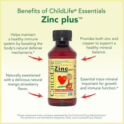 CHILDLIFE ESSENTIALS Immune Support 3-Pack - Liquid Vitamin C, First Defense, and Zinc - Immune Boosting Supplements for Infants, Toddlers, and Kids