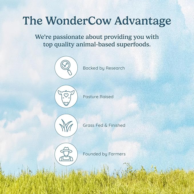 Beef Liver Capsules Grass Fed Supplement - Desiccated & Natural Source of Protein, Iron, Vitamins A & B- Boosts Energy and Immunity | USA Grown, Non-GMO, Gluten Free