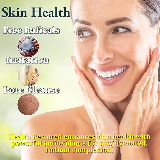 Health Restored Comprehensive Detox & Wellness Support for Men and Women - Premium 100% Clinoptilolite Zeolite Capsules - Supplement Robust Health Support with No Additives