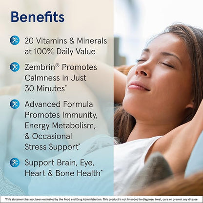 Jarrow Formulas Multi+ Mood Multivitamins for Occasional Stress Resistance, 60 Tablets, 30 Day Supply