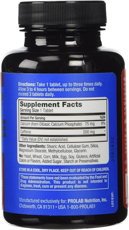ProLab Caffeine Tablets 100 Count
